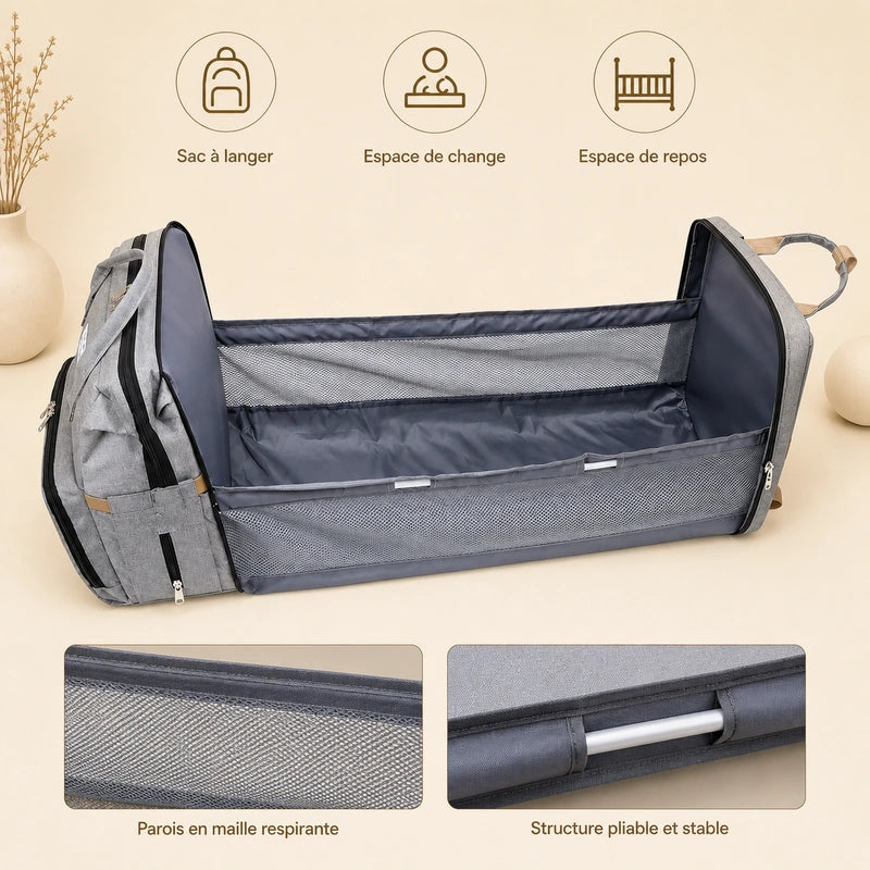 Sac à dos à langer 3-en-1 Cocon™