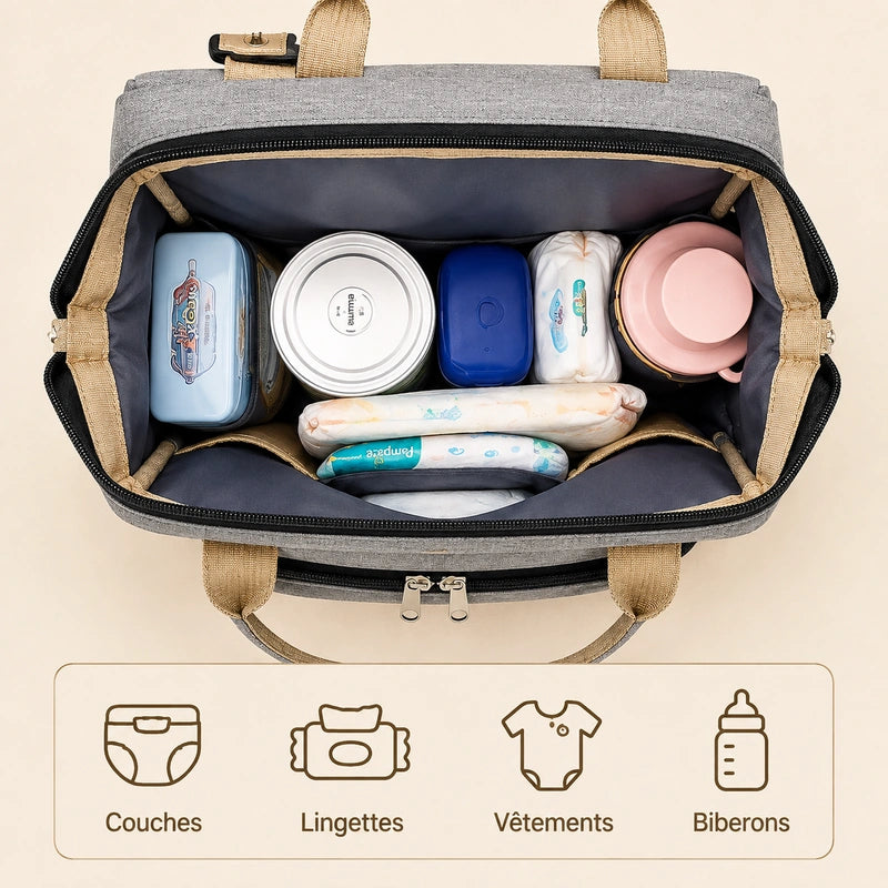 Sac à dos à langer 3-en-1 Cocon™