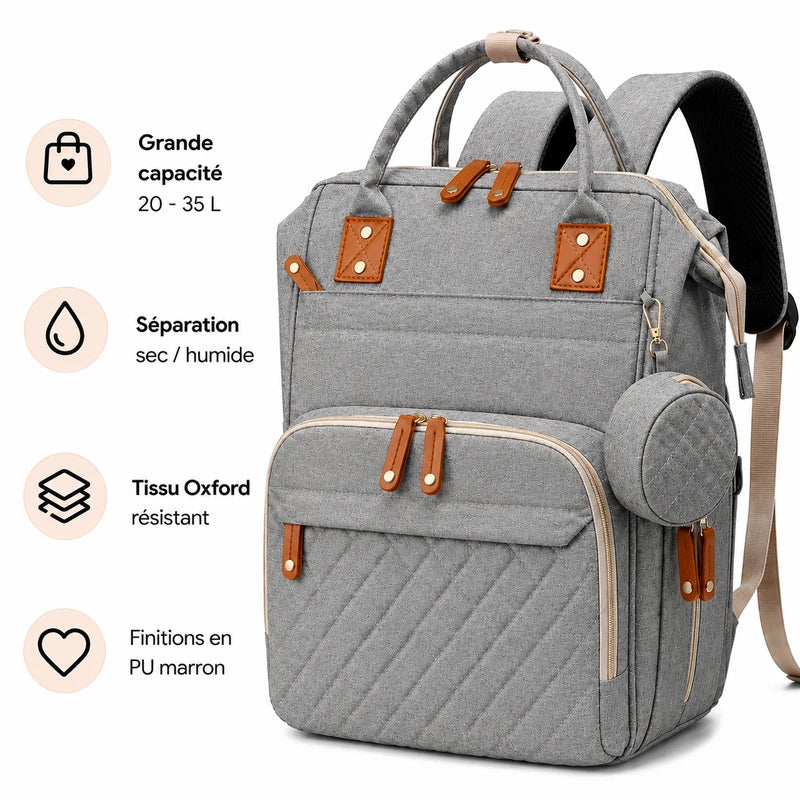 Sac à dos à langer - Élia™